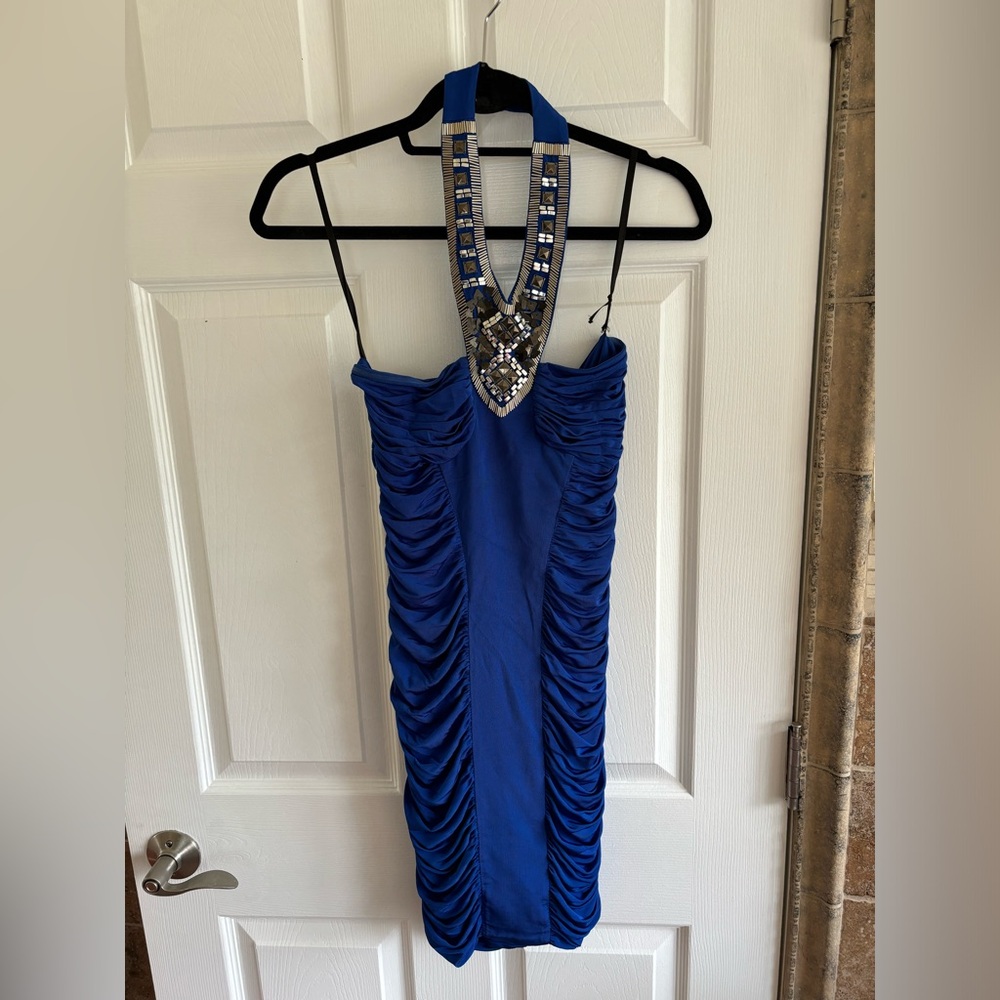 Royal Blue mini dress